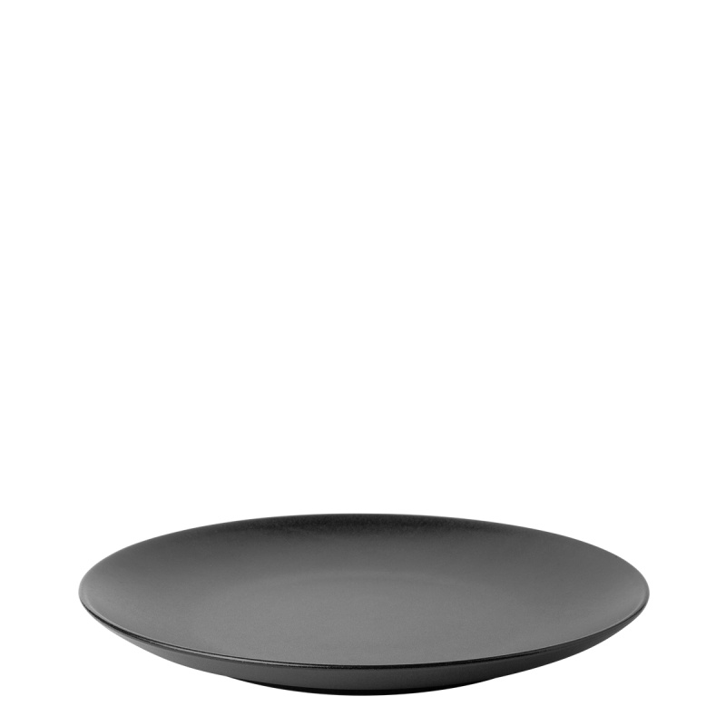 Plitev krožnik 24 cm 4 kosi - Basic črn mat