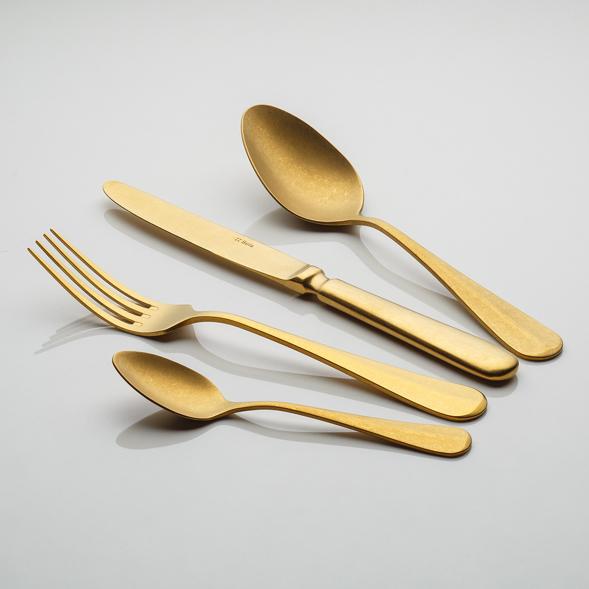 Jedilni pribor 24 kosov - Baguette Vintage PVD Gold