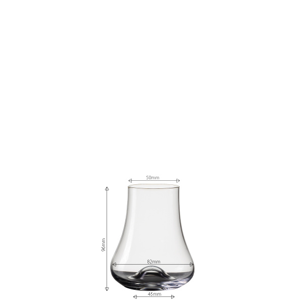 Kozarec za viski Wave 240 ml, komplet 4 kosov - Univers Glas Lunasol