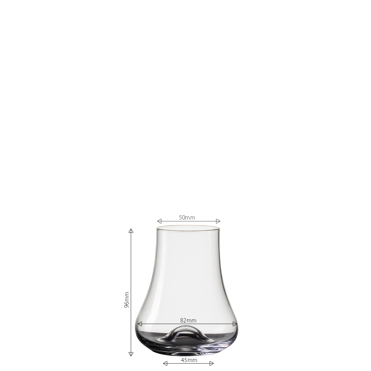 Kozarec za viski Wave 240 ml, komplet 4 kosov - Univers Glas Lunasol