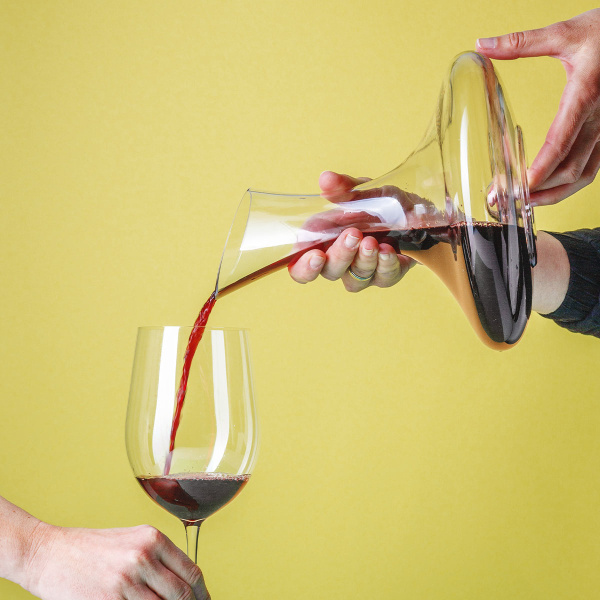 Kozarci za rdeče vino 650 ml set 2 kosa - FLOW Glas Platinum Line