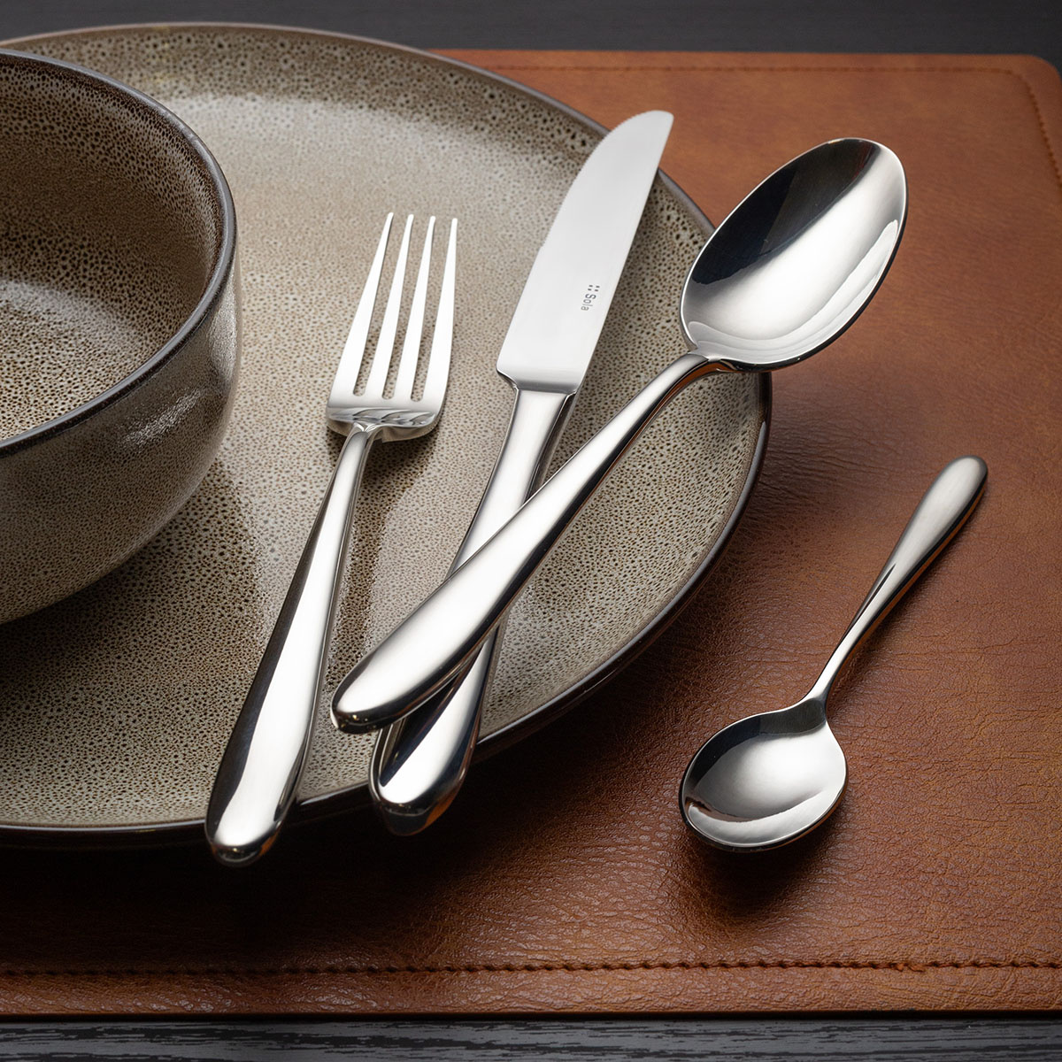Set jedilnega pribora 24 kosov Turin Plaza | Sola