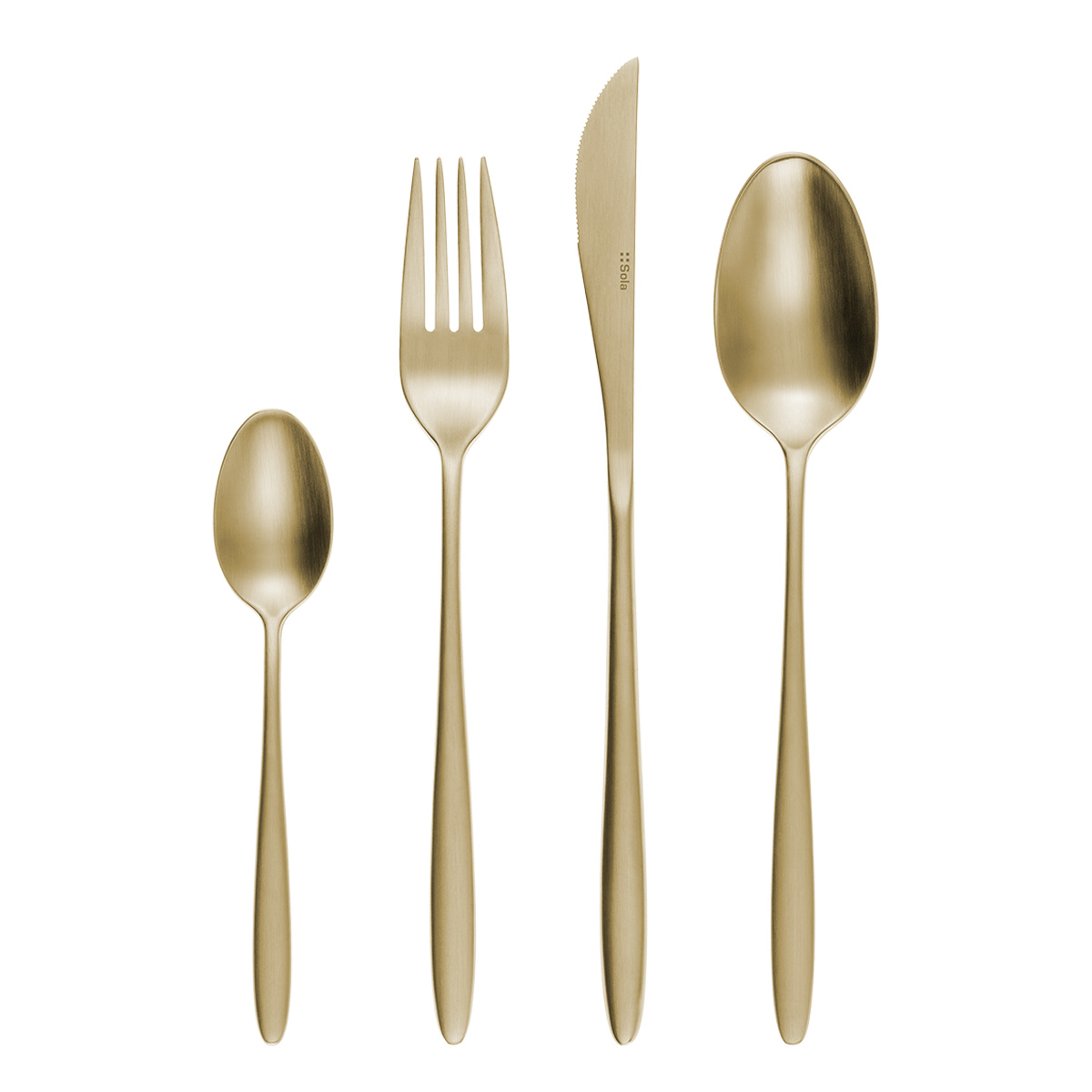 Set jedilnega pribora 16 delni Vivo champagne | Sola