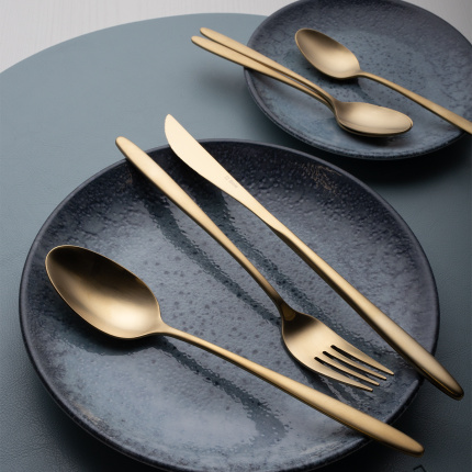 Set jedilnega pribora 16 delni Vivo champagne | Sola