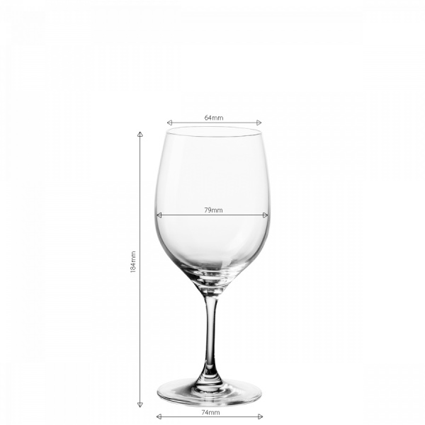 Kozarci za belo vino 310 ml komplet 4 kosov - Anno Glas Lunasol META Glass