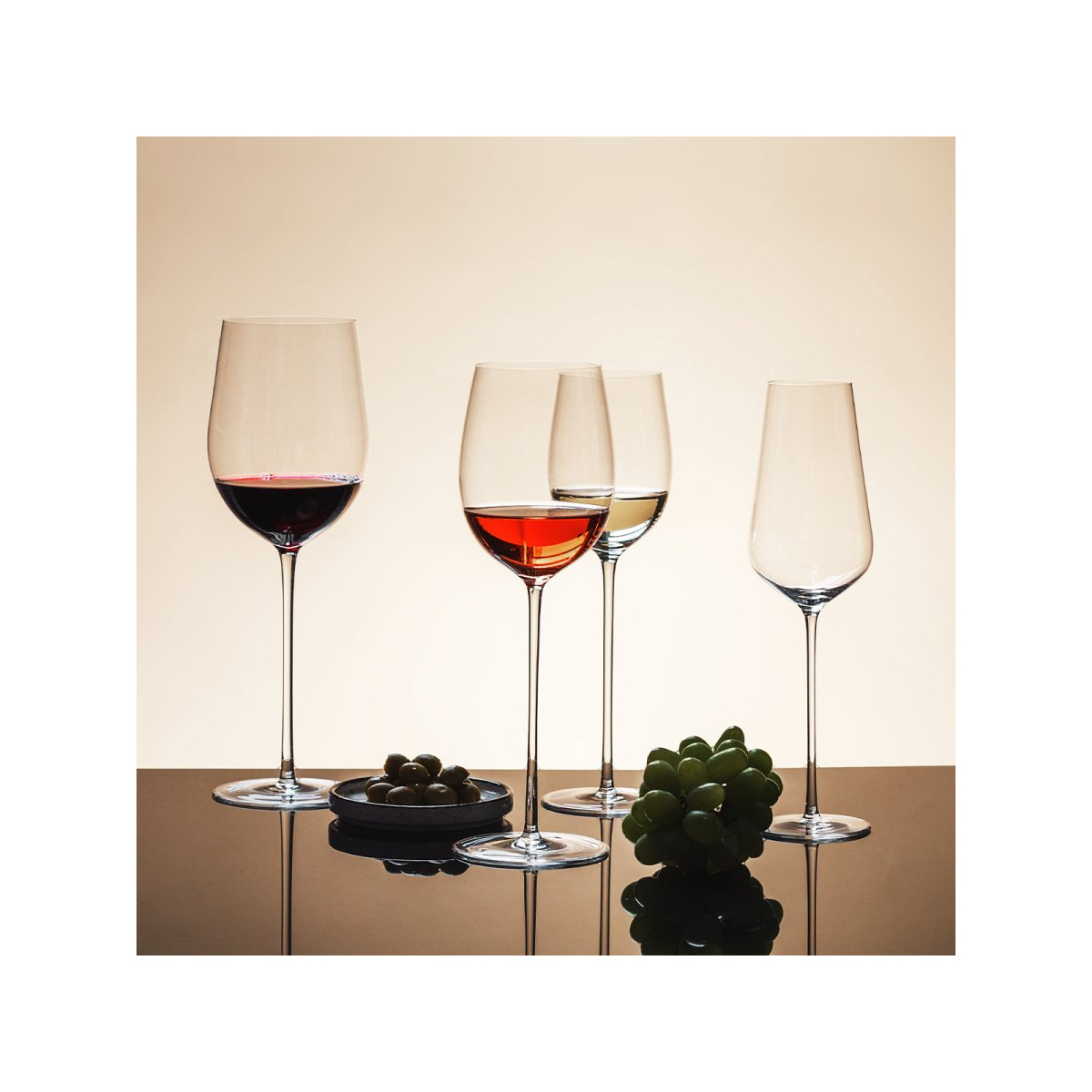 Kozarci za rdeče vino 650 ml set 2 kosa - FLOW Glas Platinum Line