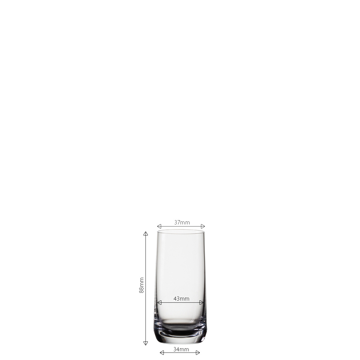 Kozarec za žgane pijače 50 ml - Univers Glas Lunasol