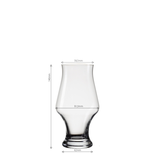 Kozarci za pivo 300 ml komplet 4 kosi - Univers Glas Lunasol