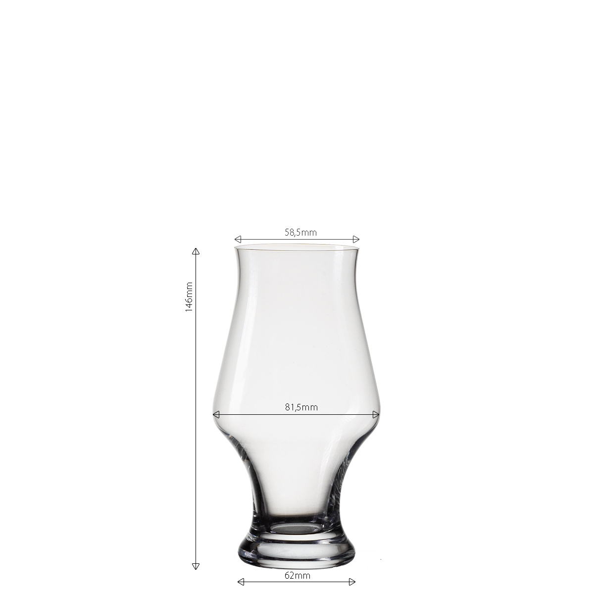 Kozarci za pivo 300 ml komplet 4 kosi - Univers Glas Lunasol