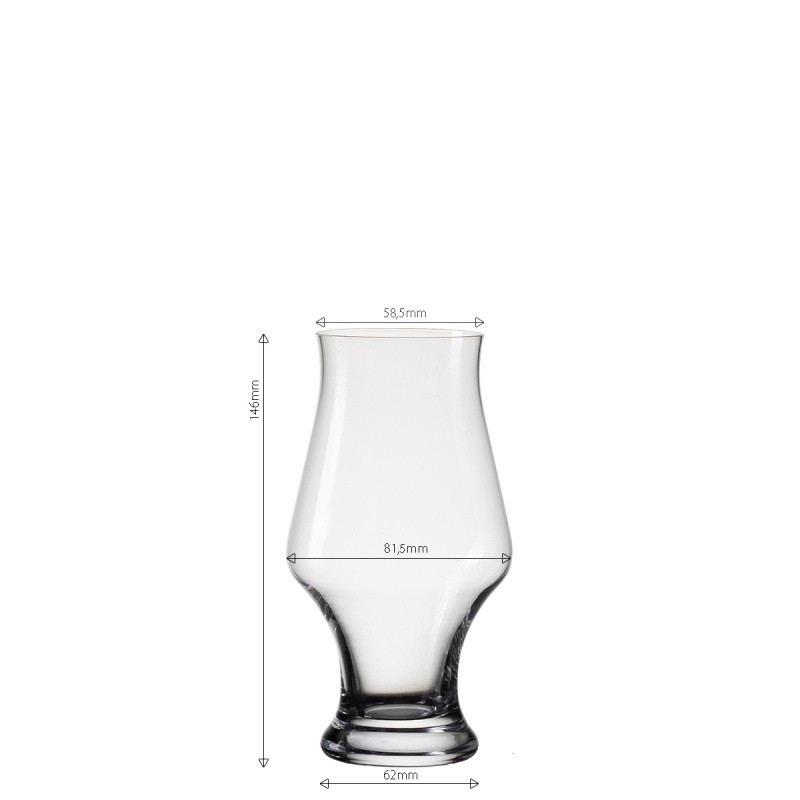 Kozarci za pivo 300 ml komplet 4 kosi - Univers Glas Lunasol