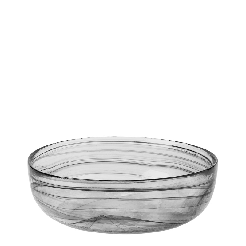 Skleda črna 21 cm - Elements Glass