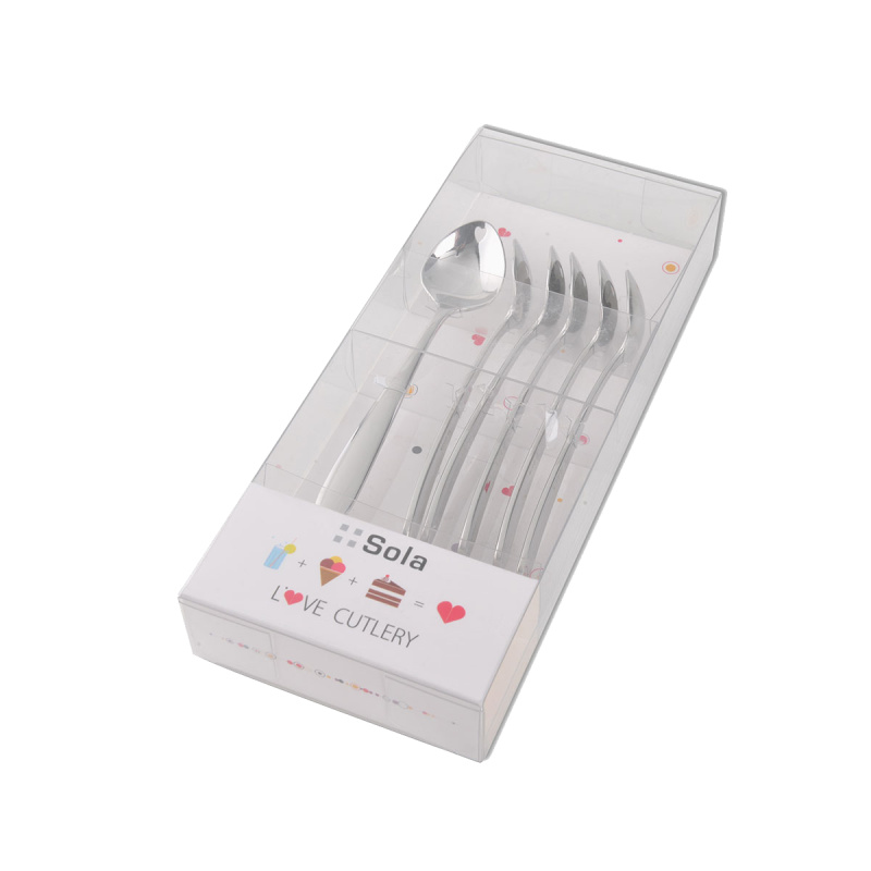 Sladoledne žličke s srčkom set 6 kosov - Love Cutlery