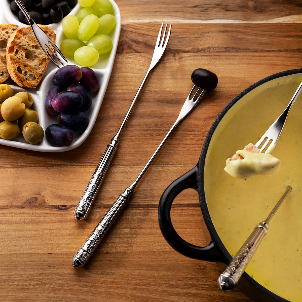 Set vilic za sirni fondue 6 kosov | San Remo