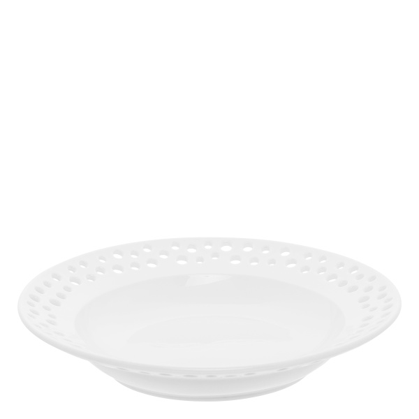 Globok krožnik perforiran ø 23 cm — Flow Lunasol