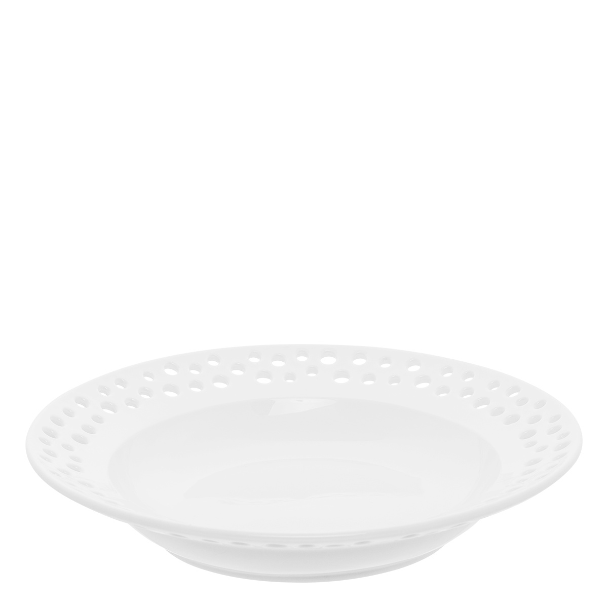 Globok krožnik perforiran ø 23 cm — Flow Lunasol