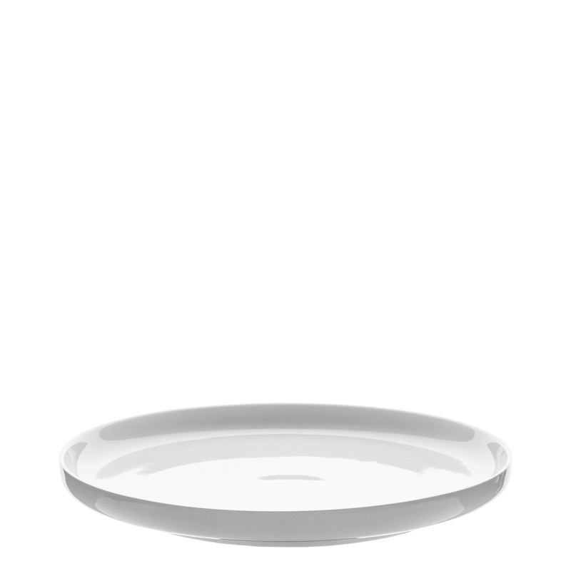 Plitev krožnik Coupe bel 25 cm – Flow