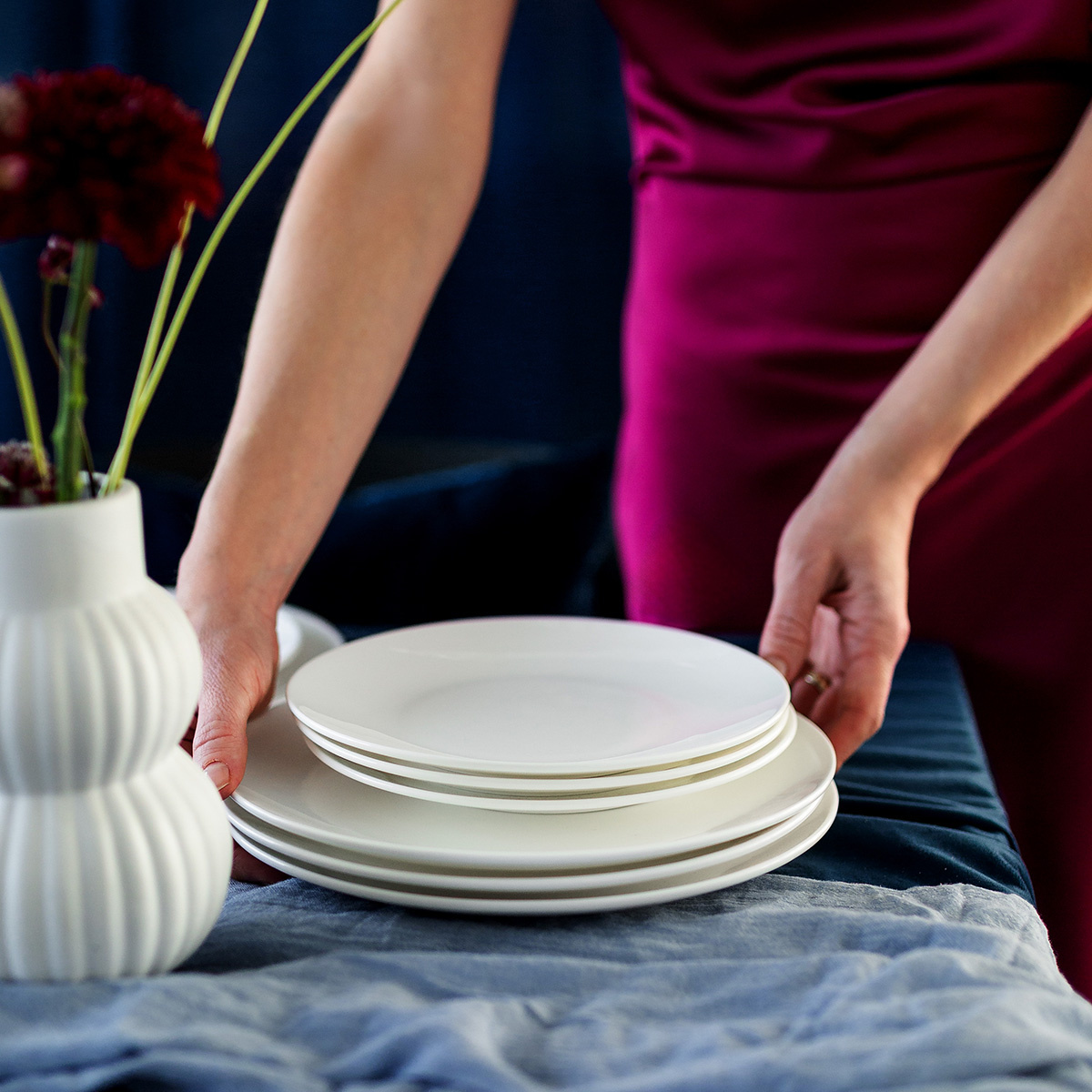 Plitev krožnik coupe 28 cm - Premium Platinum Line
