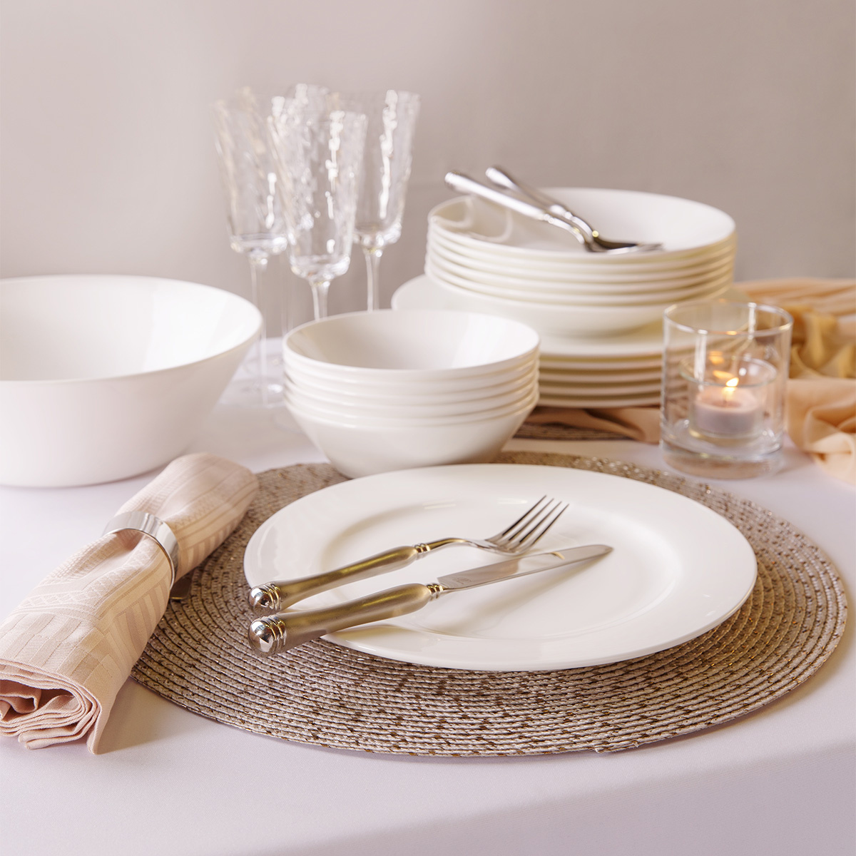 Porcelanasti set 19 kosov – Premium Platinum Line