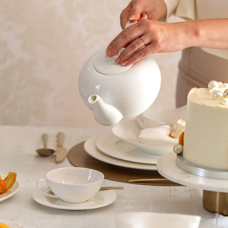 Krožniček za skodelico 15,5 cm - Premium Platinum Line