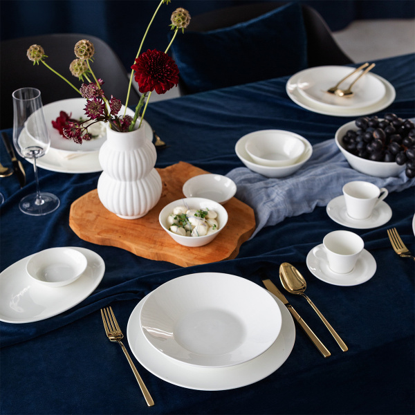 Globok krožnik 22 cm - Premium Platinum Line