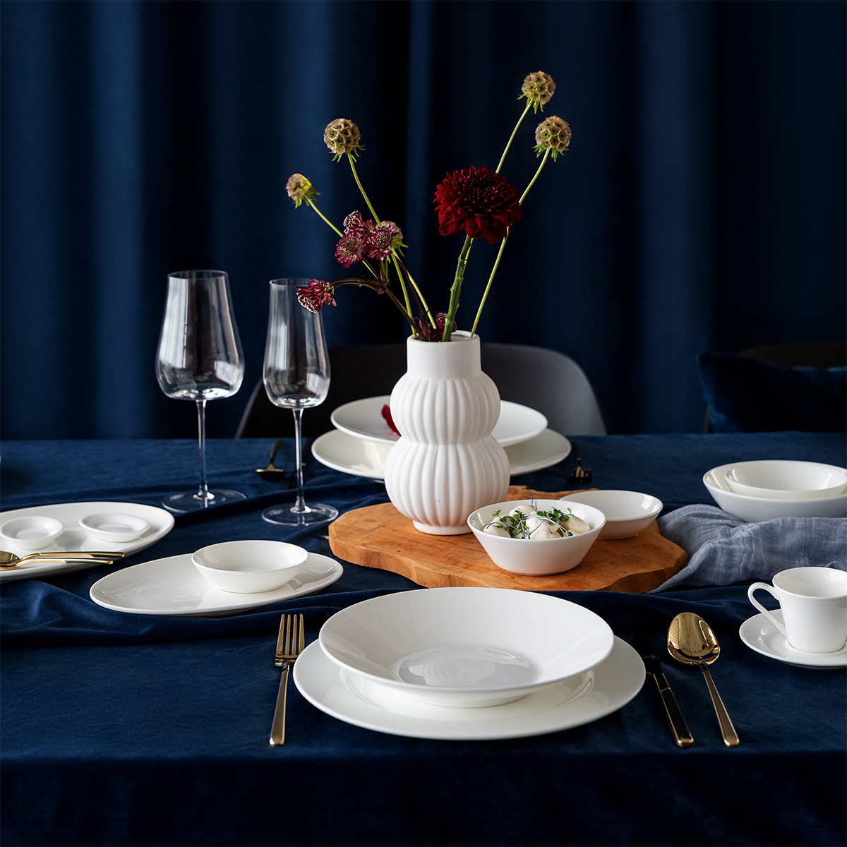 Porcelanasti set 19 kosov – Premium Platinum Line