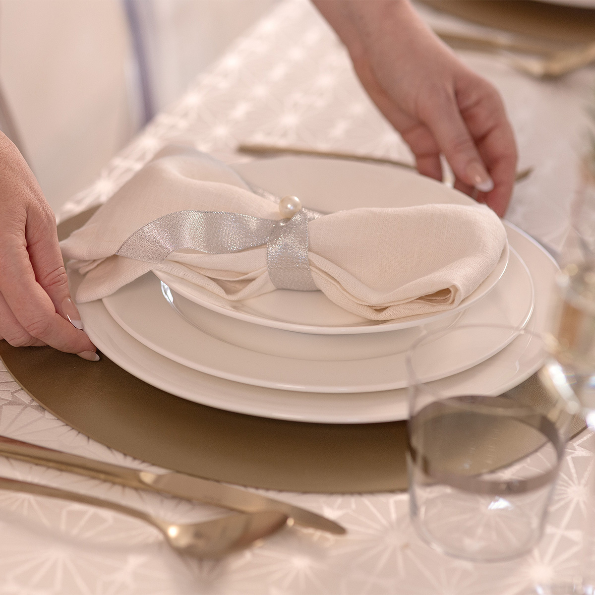 Porcelanasti set 19 kosov – Premium Platinum Line