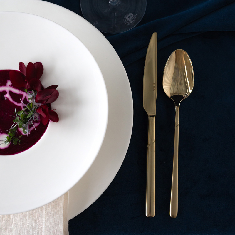 Globok krožnik gourmet 23,5 cm - Premium Platinum Line