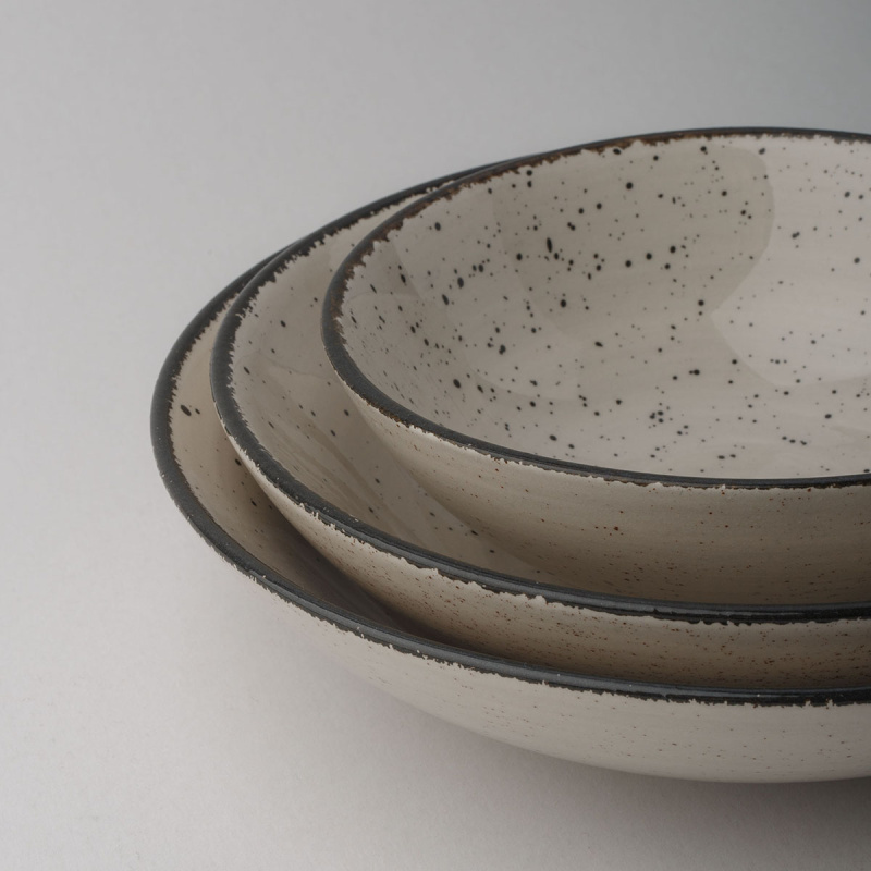 Skleda Flow Atelier siva ø 15 cm - Gaya