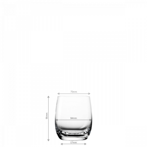 Kozarci Tumbler 350 ml komplet 4 kosov - Benu Glas Lunasol META Glass