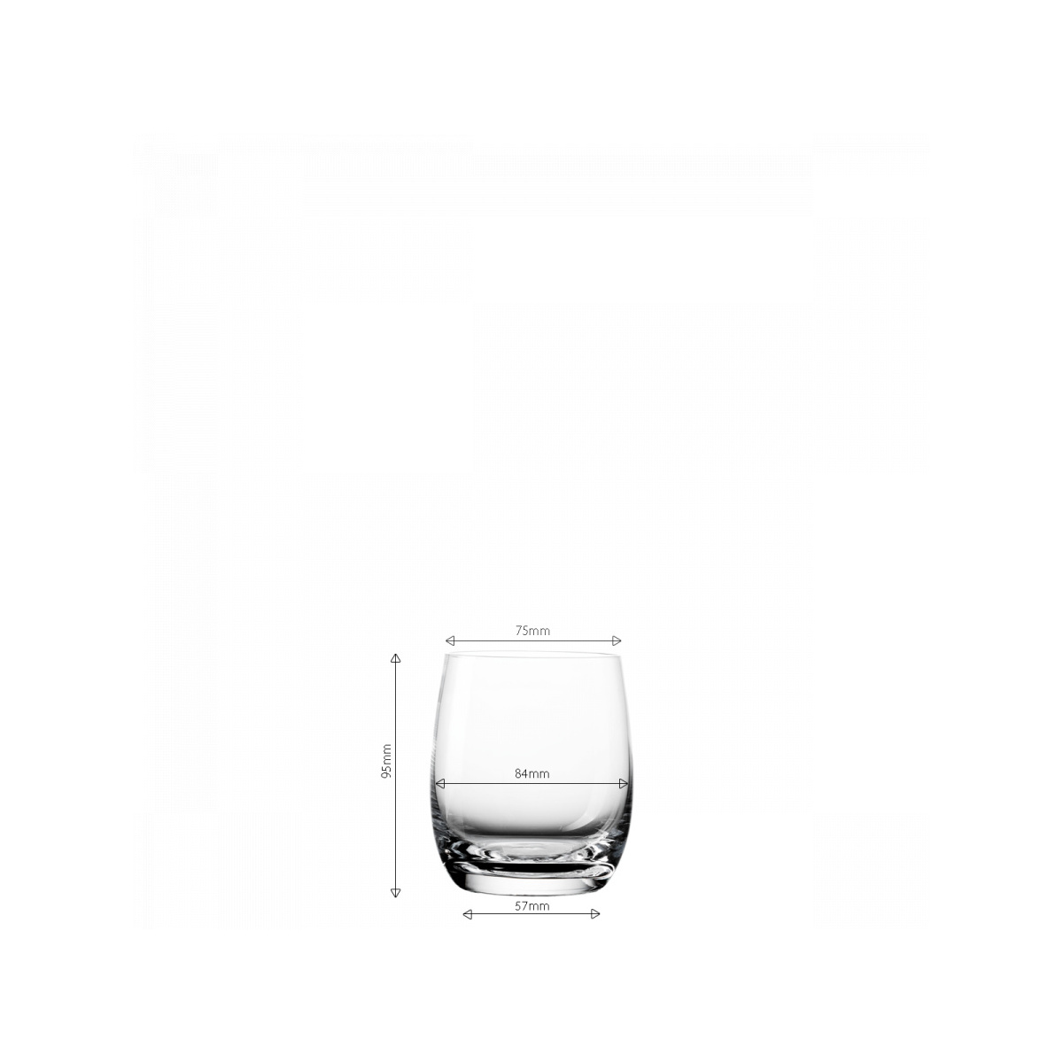 Kozarci Tumbler 350 ml komplet 4 kosov - Benu Glas Lunasol META Glass