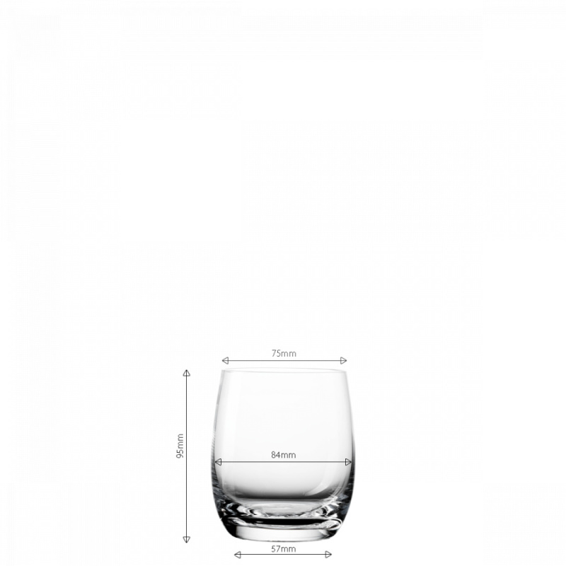 Kozarci Tumbler 350 ml komplet 4 kosov - Benu Glas Lunasol META Glass