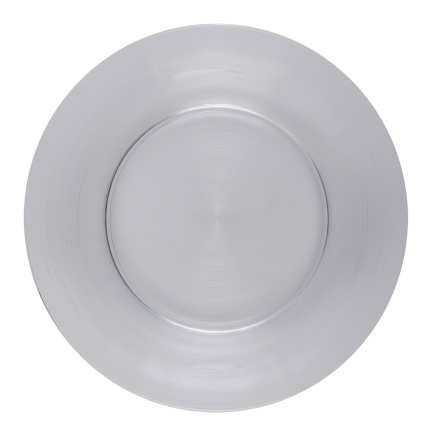 Plitev krožnik 27 cm komplet 4 kosov - Basic Chic Glas