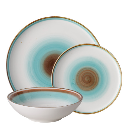 Porcelanasti set 12 kosov | Gaya RGB Rustico