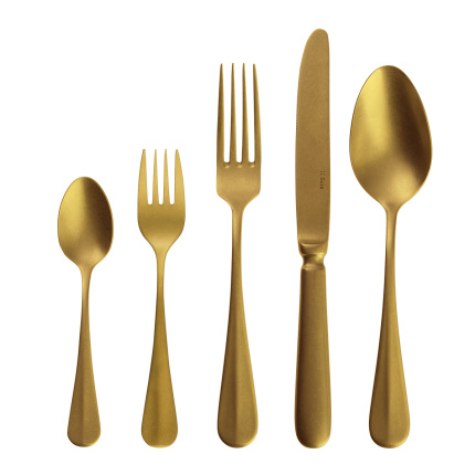 Set jedilnega pribora 30 kosov | Baguette Vintage Gold