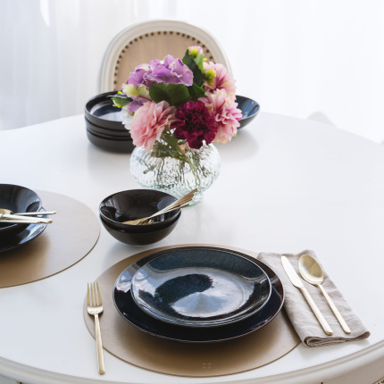 Porcelanast komplet 12 kosov | Gaya Atelier Night Sky