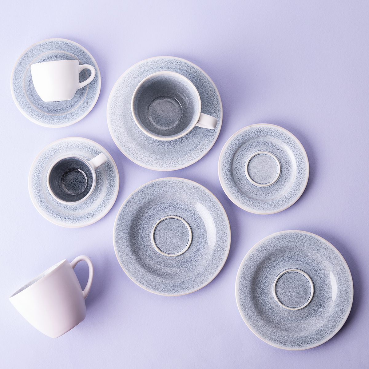 Porcelanasti set 20 kosov – Gaya Atelier Glacial Ice Lunasol