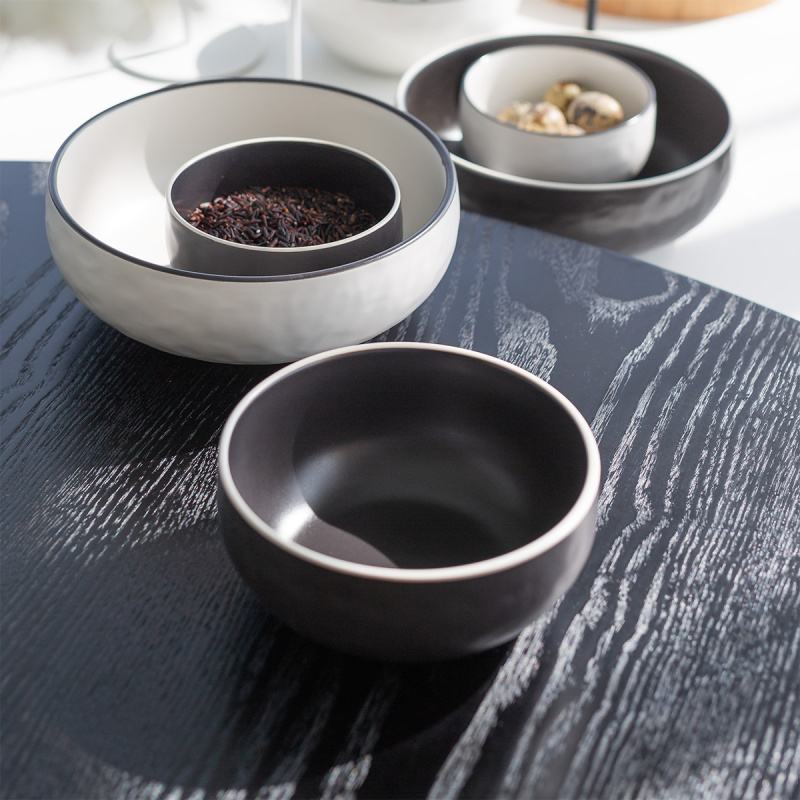 Skleda 14,8 cm | Elements Yin & Yang black