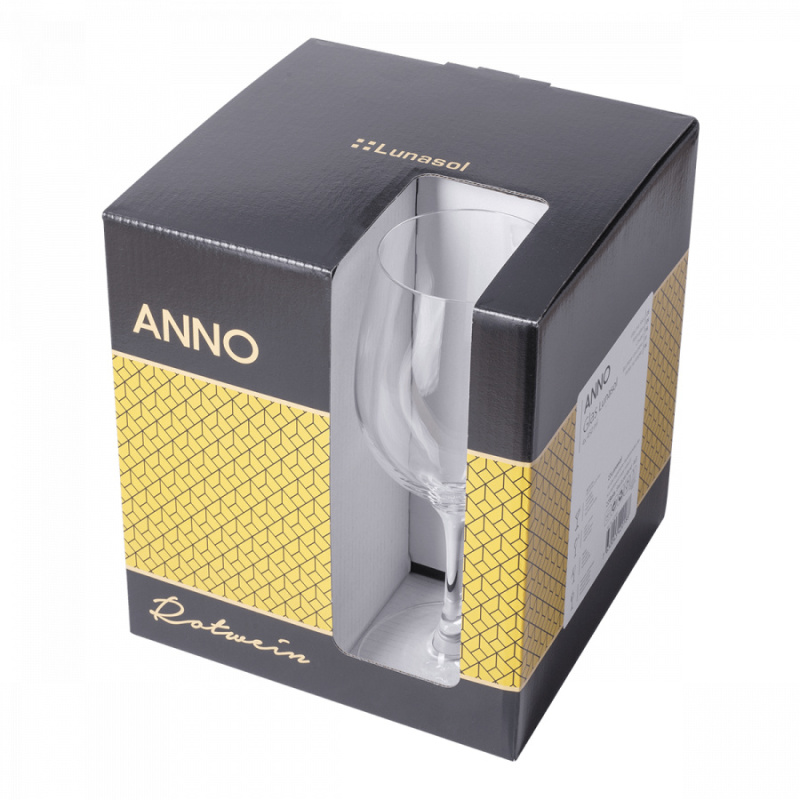 Kozarci za rdeče vino 450 ml komplet 4 kosov - Anno Glas Lunasol META Glass