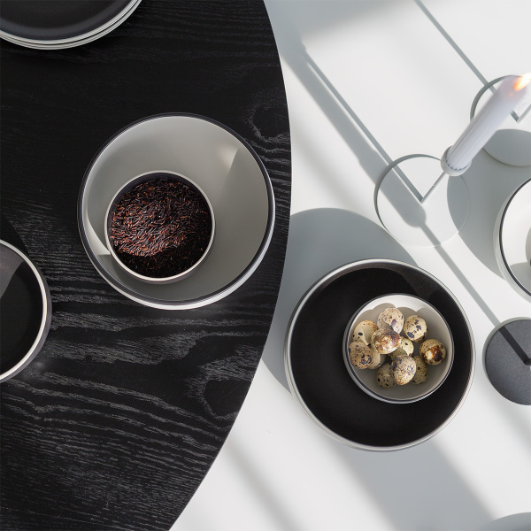 Skledica 11 cm | Elements Yin & Yang black