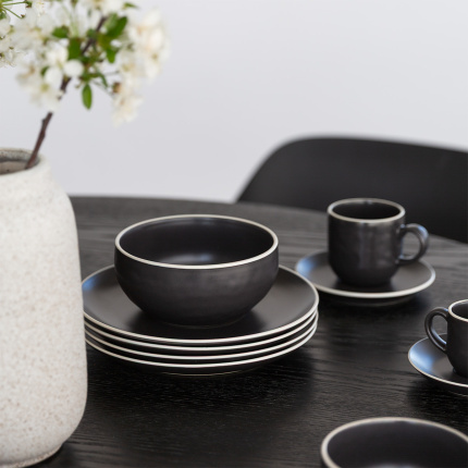 Skleda 14,8 cm | Elements Yin & Yang black