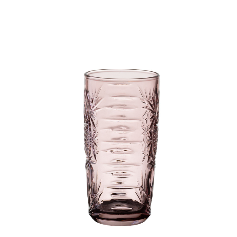 Kozarec za longdrink 370 ml | Marvia Vintage roza