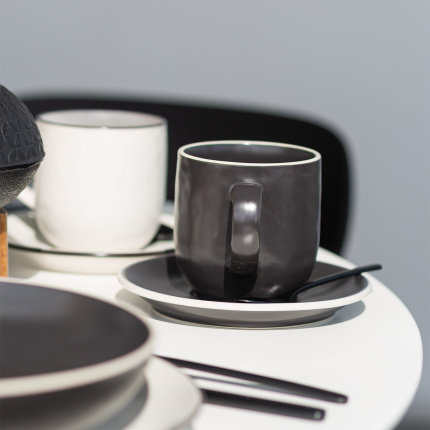 Kavni set 12 kosov | Elements Yin & Yang black