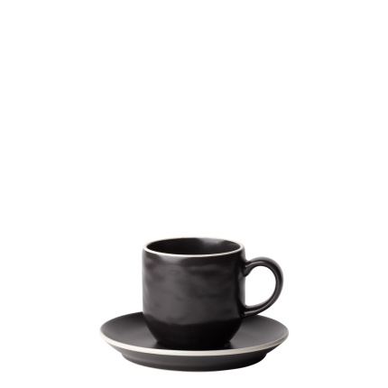 Kavni set 12 kosov | Elements Yin & Yang black