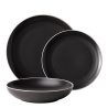 Set krožnikov 18 kosov — Elements Yin & Yang black