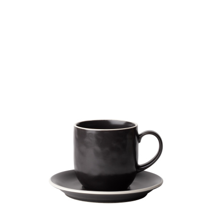 Komplet skodelic 12 kosov | Elements Yin & Yang black