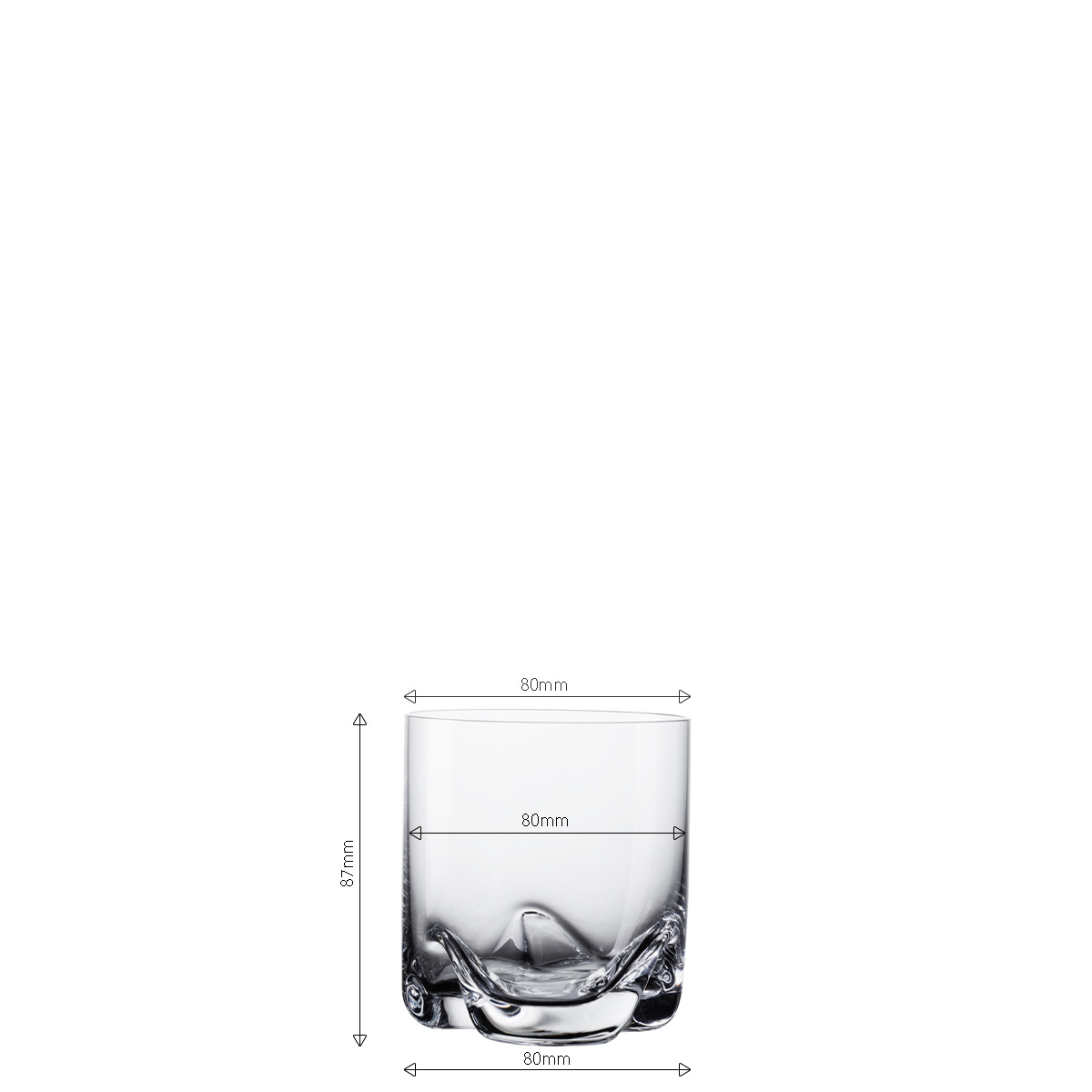 Kozarci Tumbler 300 ml komplet 4 kos - Anno Glas Lunasol META Glass