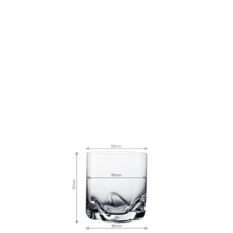 Kozarci Tumbler 300 ml komplet 4 kos - Anno Glas Lunasol META Glass