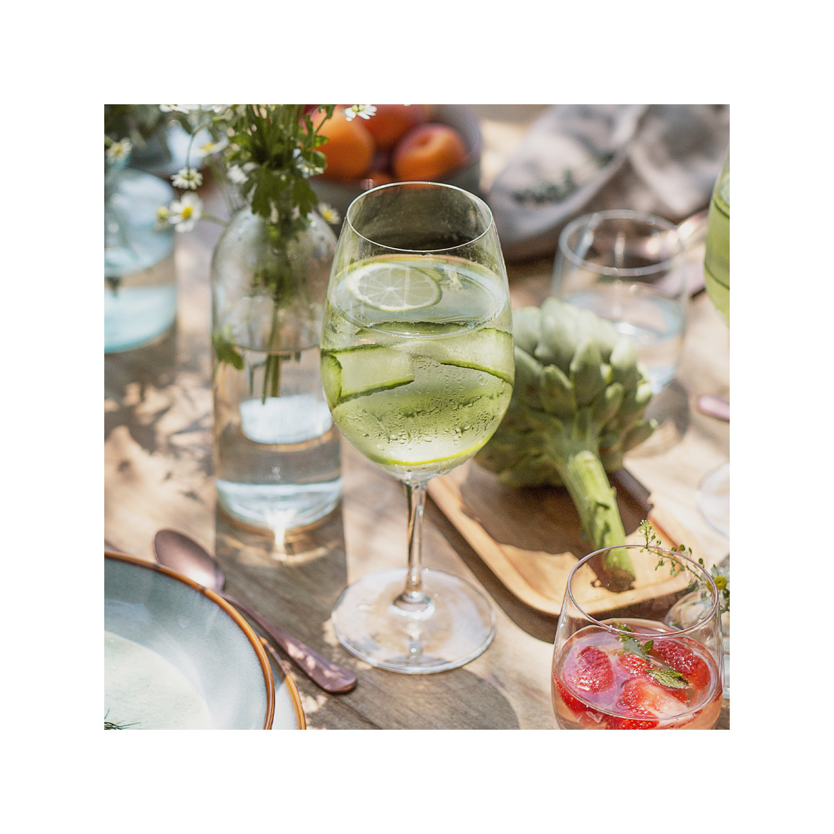 Kozarci za rdeče vino 650 ml komplet 4 kosov - Benu Glas Lunasol META Glass