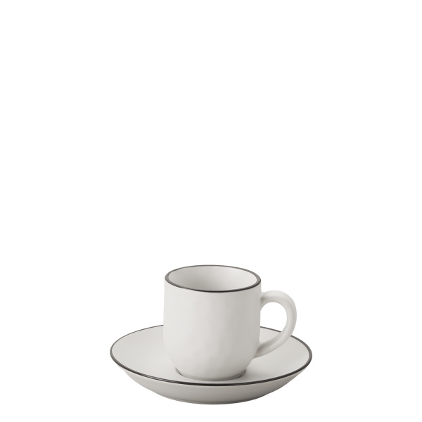 Mokka set 12 kosov | Elements Yin & Yang white