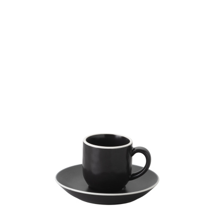 Mokka set 12 kosov | Elements Yin & Yang black